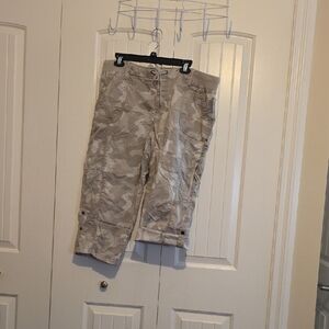 Camouflage Cargo Capris